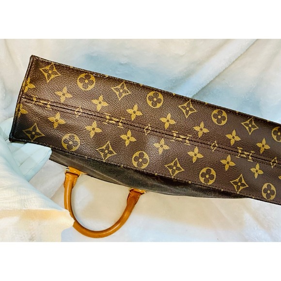 Louis Vuitton Monogram Sac Plat Tote Bag‎ Designer Handbag Purse - Picture 11 of 16